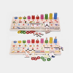 Educational 3 in 1 Activity Matchboard for Kids