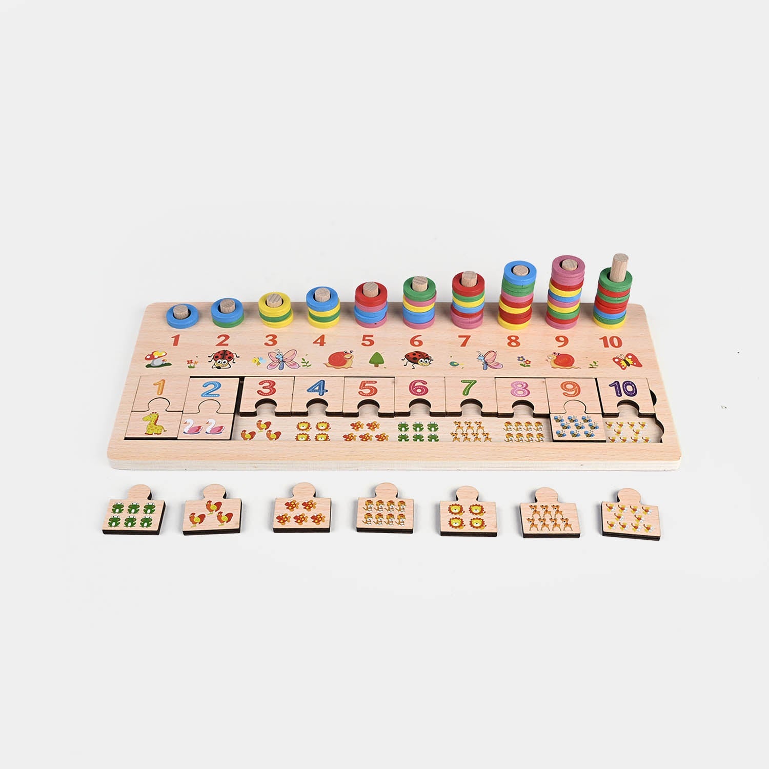 Educational 3 in 1 Activity Matchboard for Kids