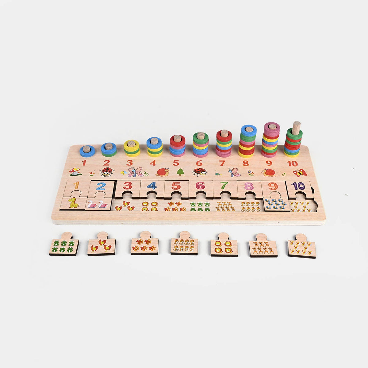 Educational 3 in 1 Activity Matchboard for Kids