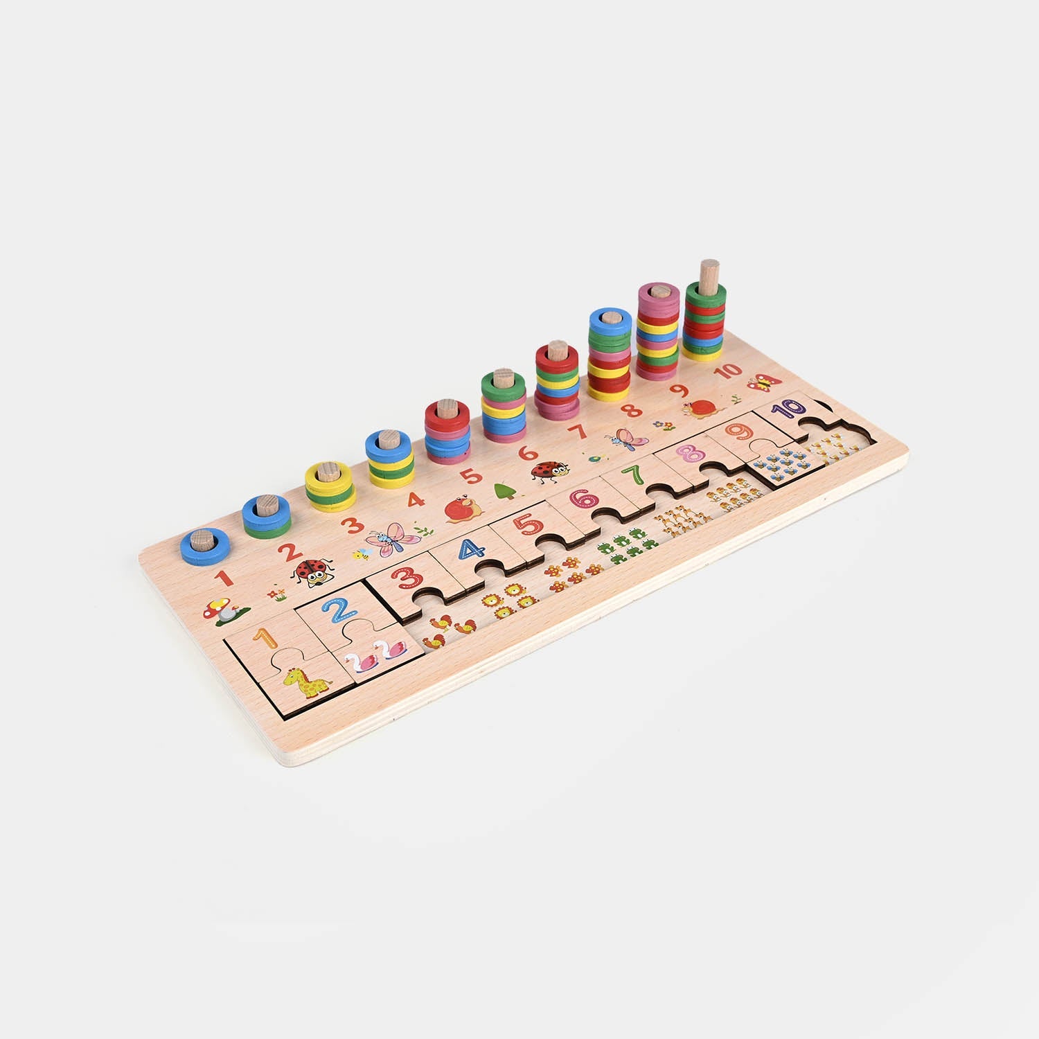 Educational 3 in 1 Activity Matchboard for Kids