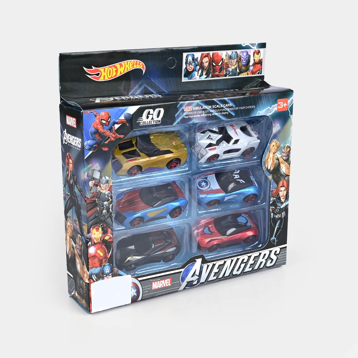 Die-Cast Mini Alloy Cars – Set of 06