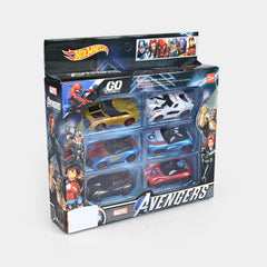 Die-Cast Mini Alloy Cars – Set of 06