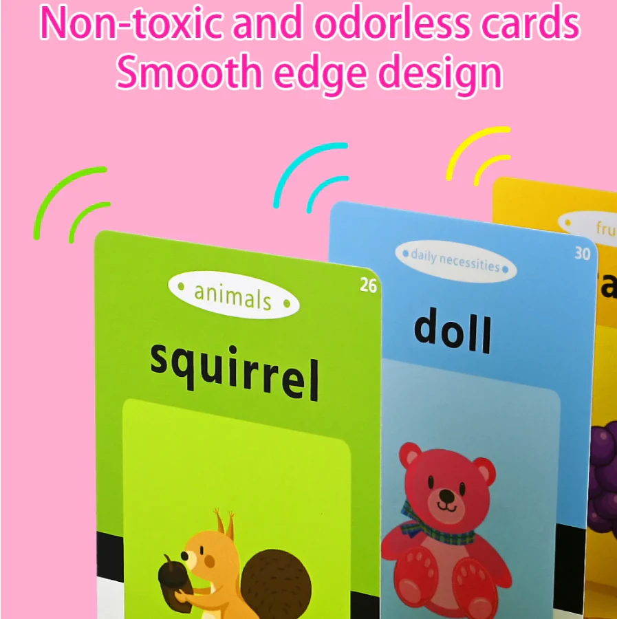 Interactive Flashcard Reader for Kids - 112 Cards