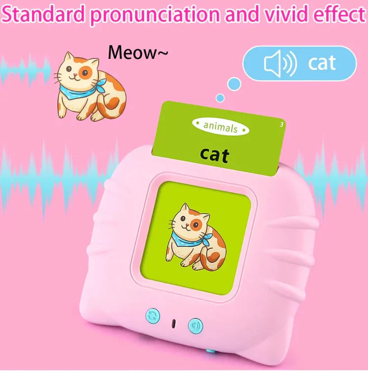 Interactive Flashcard Reader for Kids - 112 Cards