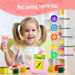 Interactive Flashcard Reader for Kids - 112 Cards