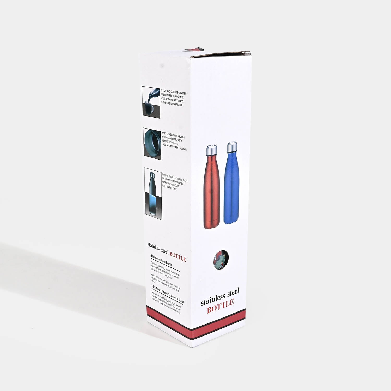WATER BOTTLE STAINLESS STEEL | 500ML